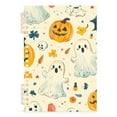 thumbnail image 7 of FORMRS 1-Subject Spiral Notebook 8" x 5" College Ruled 60 Refillable Sheet A5 Hard Cover, 2 Pack, Halloween Cute Ghosts, 7 of 7