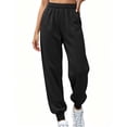 thumbnail image 2 of Joggers for Women Plus Size Casual Sweatpants Lightweight Pullover Elastic Waist Track Pants Comfy Loose Lounge Trousers with Pockets, 2 of 5