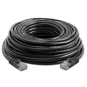 Cablevantage New 75ft 25M Cat5 Patch Cord CAT5 Cable 350mhz Ethernet Internet Network LAN RJ45 UTP for PC PS4 Xbox One Modem Black