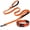 Orange, variant on JoyPetto 6FT Dog Leash & Reflective Collar Set, Adjustable 14''-18.5'' Neck Size for Medium Large Dogs, Orange