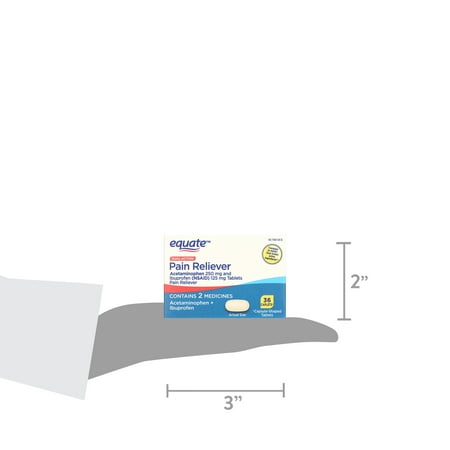 Equate Dual Action IBU/APAP, 36 Count