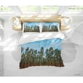 thumbnail image 1 of 3D Azul Cielo Verde Bosque Paisaje Funda de edredón Set Ropa de Cama Funda Nórdica, 1 of 3