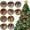 A3#, variant on 24 Pcs Christmas Wooden Ornaments, Christmas Tree Ornaments Wood Hanging Decor for Christmas Tree Decoration Party Supplies, Xmas Ornaments Set