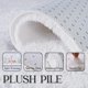 thumbnail image 4 of Alfombra LòutiRoot Home White Fluffy 120 x 180 cm para dormitorio, 4 of 7