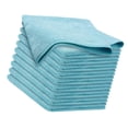 thumbnail image 4 of 10 paños de limpieza de microfibra, paño de cocina, paño lavable para limpiar ventanas, para cocina, menaje, hogar, lavar platos, coche. Azul, 4 of 8