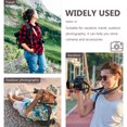 thumbnail image 3 of Sac de Rangement pour Appareil Photo Portable en Brun pour Voyage et Rangement en Cuir PU Durable Taille P, 3 of 8