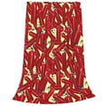 thumbnail image 2 of Fotbe Fire Extinguisher Manta de Franela Acolchonada con Estampado, Súper Suave y Esponjosa, Extra Grande para Sofá, Cama, Uso Todo el Año-50"x40", 2 of 7