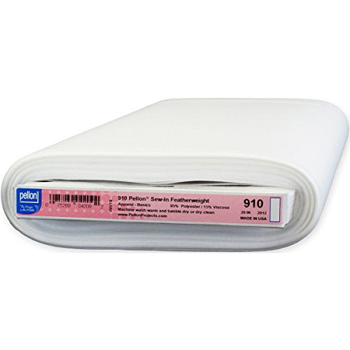 Sewing Pellon 911FF Fusible Featherweight Interfacing White 60" x 10 yd