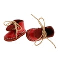 thumbnail image 4 of Botines de Moda perfecl con cordones Rojos para Muñeca 1/6, 4 of 7