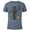 Navy Heather, variant on Marvel Spider-Man: No Way Home Black and Gold Suit in Action - Short Sleeve Blended T-Shirt for Adults – Customized-Ocean Blue