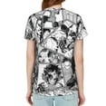 thumbnail image 2 of Animated My Hero Academia Women's T Shirts Round Neck Short-Sleeve Soft T-Shirt Summer Casual Tee Tops 3D Printing Tee Shirt, 2 of 6