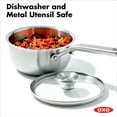 thumbnail image 7 of OXO Mira Tri-Ply Stainless Steel 1.5Qt Chef's Pan with Lid, 7 of 7