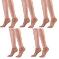 thumbnail image 6 of 5 Pairs Super Sheer Nylon Stockings For Women Lightweight See Through Low Cut Short Boat Socks With Elastic Cuffs Gift, 6 of 9