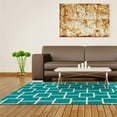 thumbnail image 2 of Addison Rugs Optics 33 Teal 9'X13', Area Rug, 2 of 6