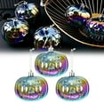 thumbnail image 2 of BNNG Set of 3 Glass Jack O Lantern Halloween Ornaments Hanging Pumpkin Tree Decorations Mini Pumpkin Hanging Balls for Thanksgiving Halloween Holiday Party Home Decor, 2 of 9