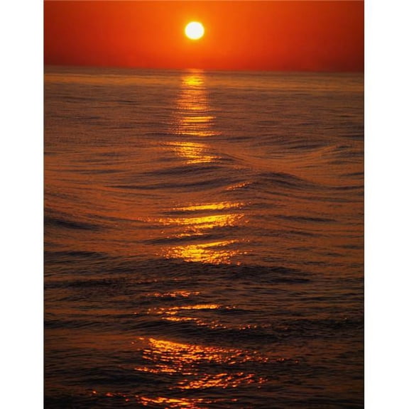 Sunset Over The Sea - Ireland Poster Print