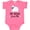 Hot Pink, variant on Inktastic My Busia Loves Me Baby Lamb Boys or Girls Baby Bodysuit