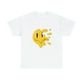 thumbnail image 2 of Flying smiley face tshirt Unisex Heavy Cotton Tee, 2 of 8