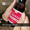 thumbnail image 3 of Beer Bottle Labels - Printable Blank White Matte - 4 X 3-600 Labels, 100 Sheet Pack - Online Labels (Color: Non-waterproof), 3 of 9