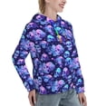 thumbnail image 6 of Kdxio crystal Skull flower star Print Womens Oversized Hoodies Sweatshirts Hooded Pullover Tops Sweaters Casual-XX-Large, 6 of 7