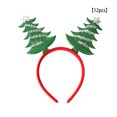 thumbnail image 3 of 12 Uds. De diademas navideñas para mujer y niña, hebilla clásica para el pelo de Reno y Papá Noel, diadema para niños y adultos, accesorios Accesorio para el cabello árbol de navidad verde Sonducket AP013012-02, 3 of 6