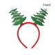 thumbnail image 3 of 12 Uds. De diademas navideñas para mujer y niña, hebilla clásica para el pelo de Reno y Papá Noel, diadema para niños y adultos, accesorios Accesorio para el cabello árbol de navidad verde Sonducket AP013012-02, 3 of 6