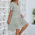 thumbnail image 3 of Patlollav Womens Summer Boho Print Casual Loose A-Line Dress Beach Dress Sun Dress Midi Dress, 3 of 6