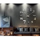 thumbnail image 2 of Etiqueta Engomada Decoración Pared de Espejo 3D Gran Número Reloj Sin Marco Pta Sunnimix none, 2 of 8
