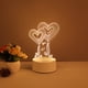 thumbnail image 1 of Fiudx Luces Led Decorativas, Farol con Diseño de Metal Intrincado, Pantallas de Luces y Sombras, Decoración para Fiestas Navideñas, Regalo Familiar, Luces para Decorar Habitaciones, Regalos de San Va, 1 of 3