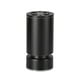 thumbnail image 1 of Patas de sofá de aleación de aluminio para muebles, pata de soporte de altura ajustable anodizada negro 8cm, 1 of 9