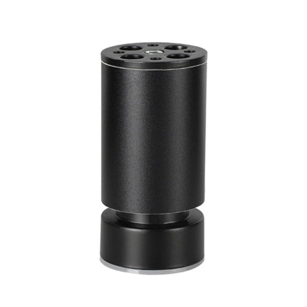 Patas de sofá anodizadas para muebles, patas de soporte de altura ajustable para muebles negro 8cm