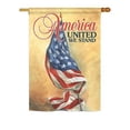 thumbnail image 2 of Breeze Decor G161061-BO America United Americana Patriotic Impressions Decorative Vertical 13" x 18.5" Double Sided Garden F, 2 of 2