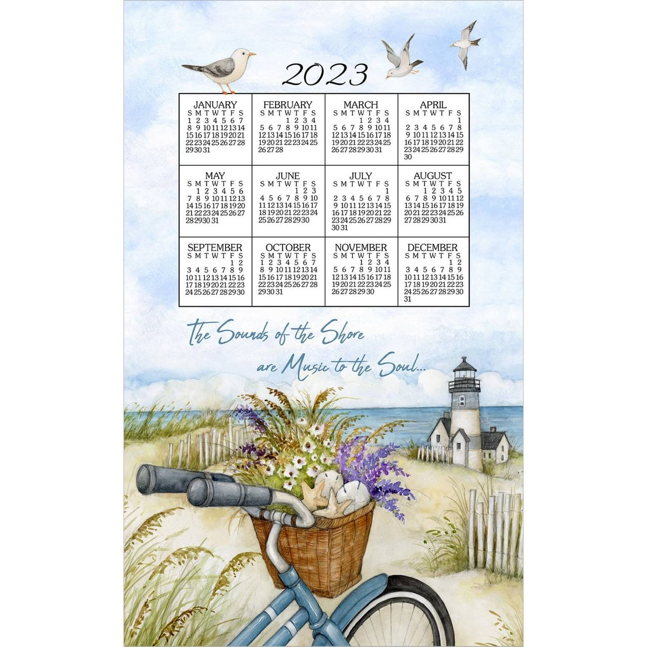 kay-dee-designs-2023-calendar-towel-seashore-walmart