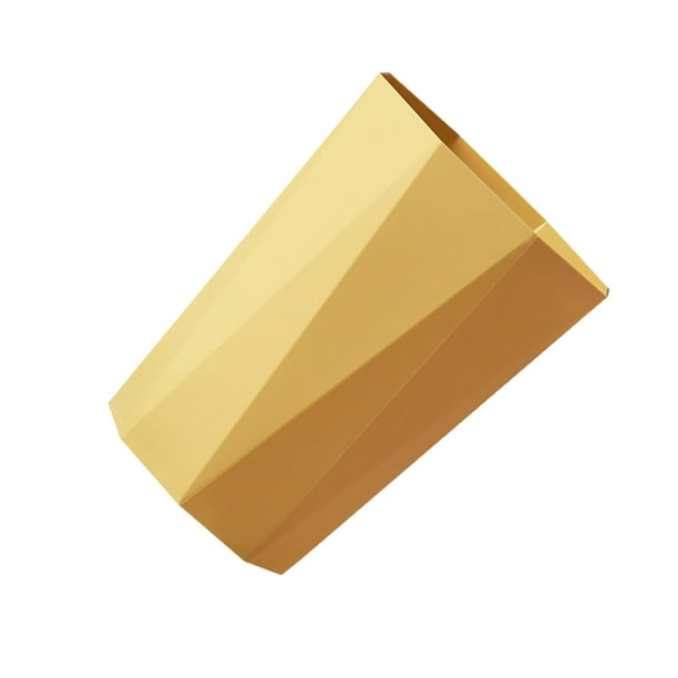 Injueey Cubo de basura multifuncional Solución universal para todas las necesidades Bote de basura doméstico ergonómico Innovador Suministros de limpieza para el hogar amarillo S