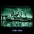 thumbnail image 2 of Startonight Canvas Wall Art Beautiful Big Ship, Dual View Surprise Artwork Modern Framed Ready to Hang Wall Art 100% Original Art Painting 31.5 x 47.2 inch, 2 of 9