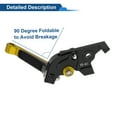 thumbnail image 6 of Short Long Brake Clutch Levers for Suzuki GSXR150 17-20 Adjustable Motorcycle Handlebar Brake Lever Aluminum Alloy Black Handle Gold Tone End, 6 of 6