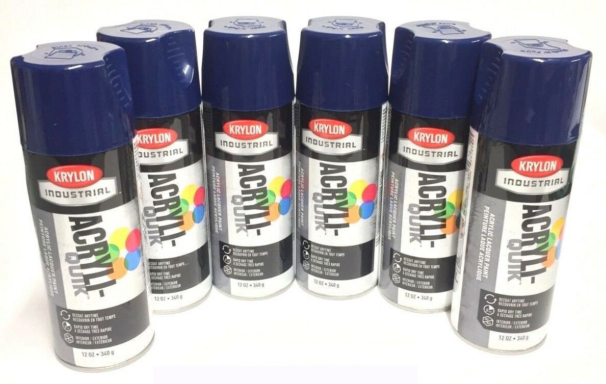 Krylon K01901A076 PACK AcryliQuik REGAL BLUE Acrylic Lacquer Paint