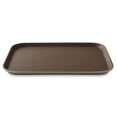 thumbnail image 2 of Jubilee 14" x 18" Restaurant Serving Trays (Set of 4), Brown - NSF Rectangular Food Service Trays, 2 of 7