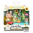 thumbnail image 3 of Honey Bee Acres Time to Garden Playset – 16 Piece Miniature Dollhouse Set with Bunny Figure, Wheelbarrow, Vegetables & More&nbsp; – Dolls for Kids Ages 3+, 3 of 8