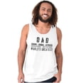 thumbnail image 3 of Dad Genuine World's Greatest Father Mens Big & Tall Graphic Tank Top Brisco Brands 3X, 3 of 5