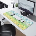 thumbnail image 2 of Long Mouse Pads for Desk,Blue Pioneer Flower Striped Pattern Desk Mats on Top Of Desks, Desk Mouse Pad Extra Large with 3mm Non-Slip Base and Stitched Edge for Gaming,Office,Work,Home 31.5"x11.8", 2 of 6