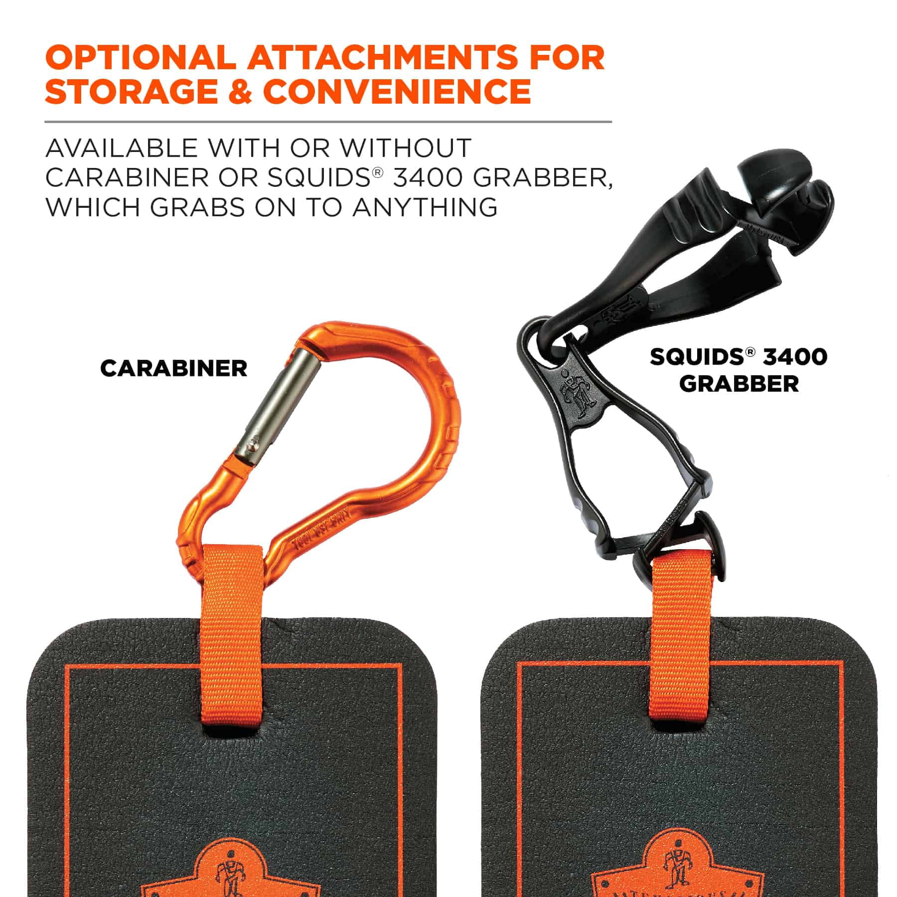 365 Carabiner Black Mini Kneeling Pad