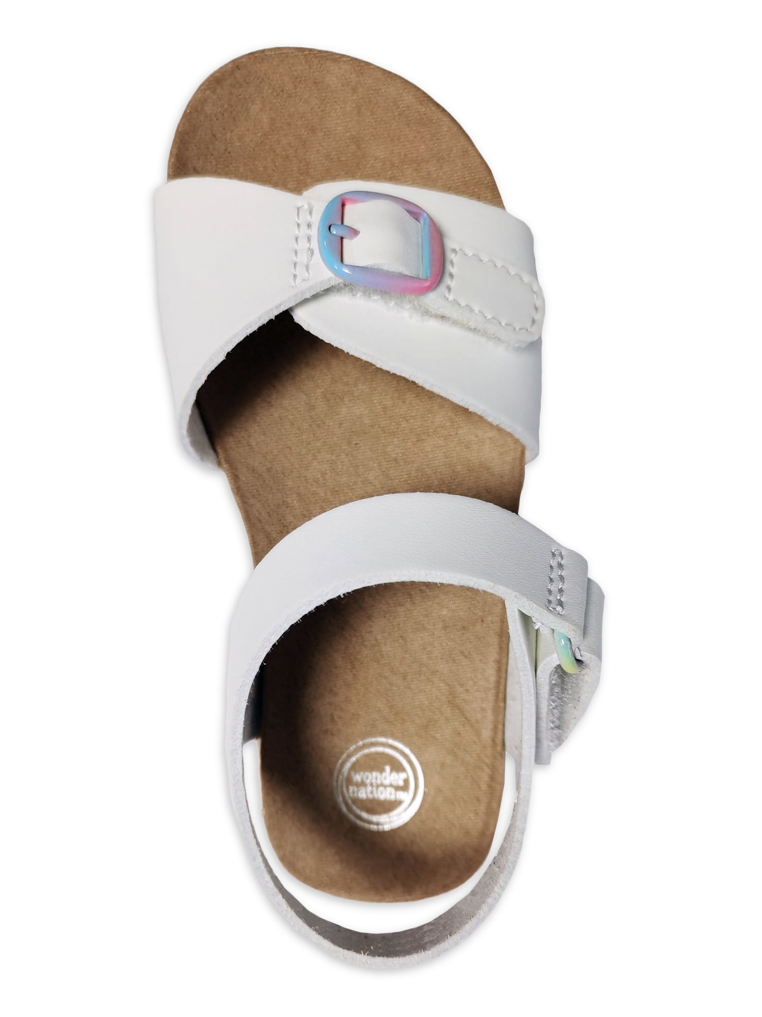 Wonder Nation Toddler Girls Buckle Sandals