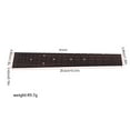 thumbnail image 4 of Ukulele Fingerboard Fretboard Dark Wood Concert Reliable materials: Electric ukulele Stringed Musical Instrument Neck Portable Parts Accessories Beginners 23 Inch, 4 of 9