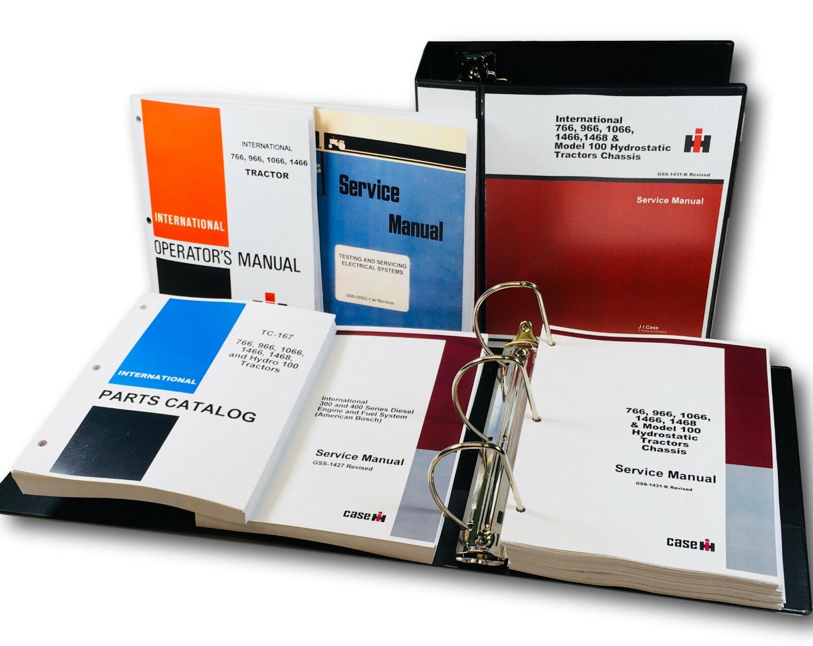 International 766 966 1066 1466 Tractor Service Parts Manual Repair Shop Set Ih - Foto 4