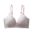 thumbnail image 2 of Nmnitkp Nursing Bras for Breastfeeding Seamless Maternity Bra Wireless Pregnancy Bras Comfort Sleep Bralette with Support,Breathable & Moisture-Absorbent Cotton Nursing Bras Gray,80, 2 of 4
