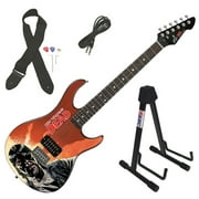 Peavey Rockmaster The Walking Dead Governer Red 43 Full Electric Guitar & Stand