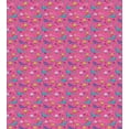 thumbnail image 3 of Cartoon Duvet Cover Set, Colorful Fun Pattern with Narwhal and Jellyfish Stars Hearts, Decorative 2 Piece Bedding Set with 1 Pillow Shams, Twin Size, Pink Multicolor, by Ambesonne, 3 of 3