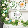 thumbnail image 5 of Yhmxh Spring 6ft Artificial Vines, Hanging Faux Leaves Garland Plants with Colorful Butterflies and Artificial Flowers for Outdoor Indoor Home Wall Decor, Birthday Party Arch Table Spring Decor, 5 of 5