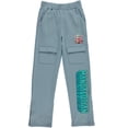 thumbnail image 3 of STAR WARS Boys Adaptive T-Shirt & Cargo Sweatpants Set, Mandalorian Clothing Little and Big Boys Sizes, Venice Teal, Small, 3 of 9